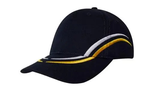 Headwear Emb Lines On Crown & Peak Cap X12 - 4075 Metro Workwear.